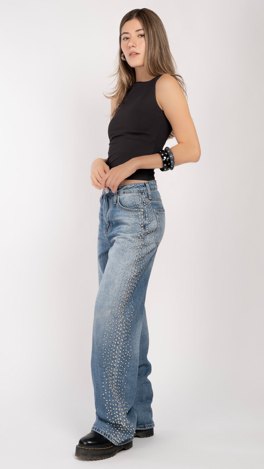 Pantalón Wide Leg Mujer Balam BL7713