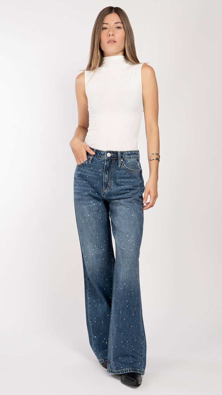 Pantalón Wide Leg Mujer Balam BL7714