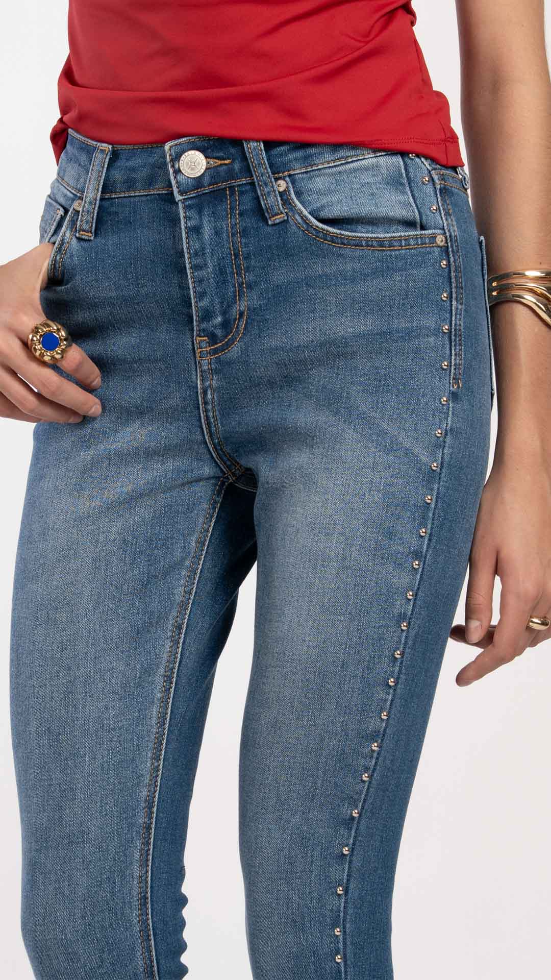 Pantalón High Rise Skinny Mujer Balam BL7726