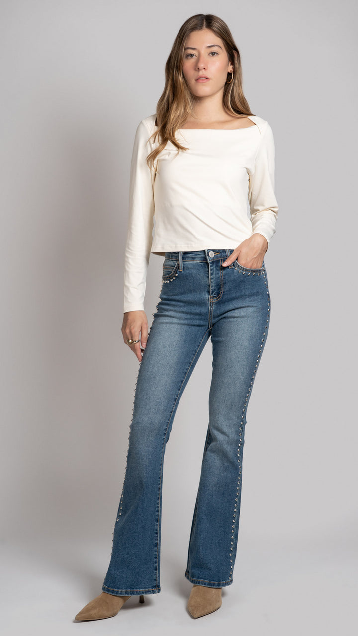 Pantalón Flare Mujer Balam BL7730