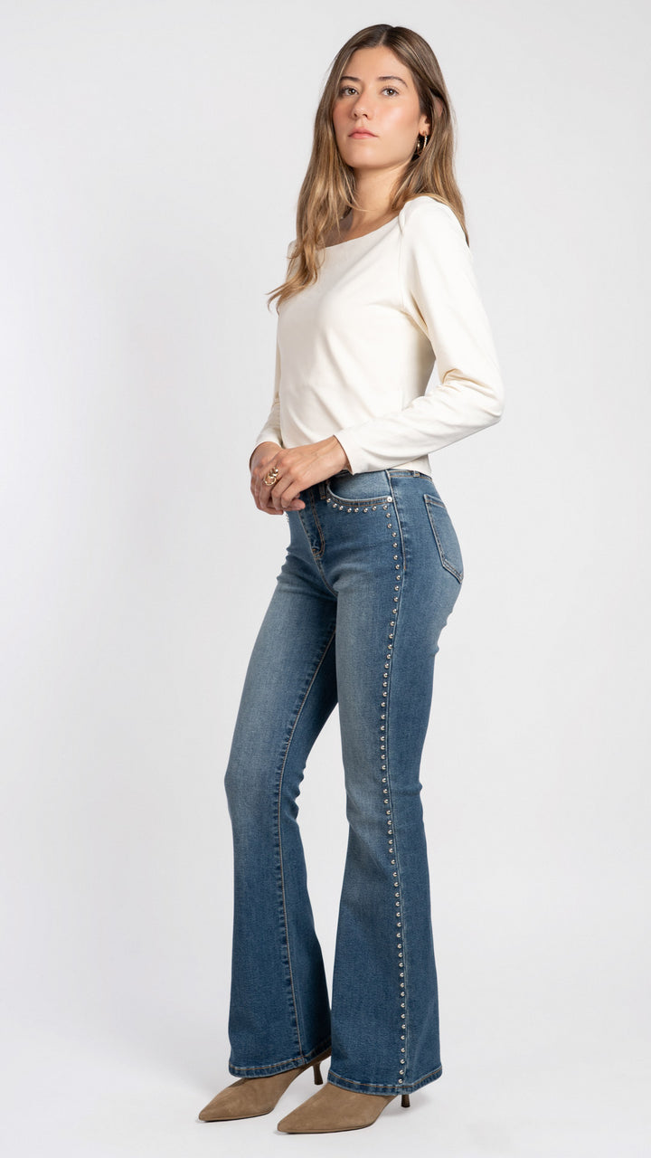 Pantalón Flare Mujer Balam BL7730