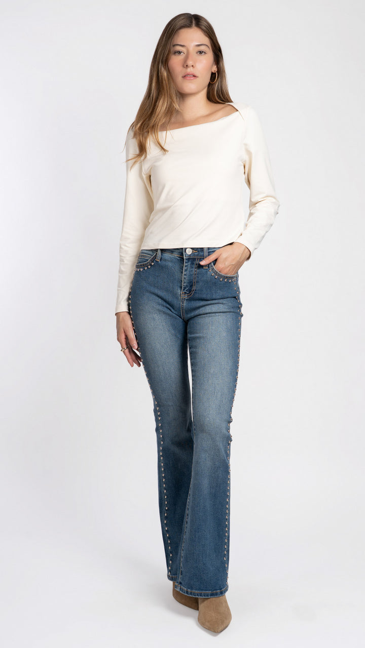 Pantalón Flare Mujer Balam BL7730