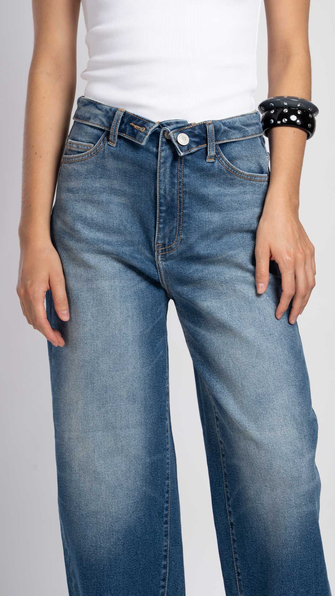 Pantalón Barrel Mujer Balam BL7741