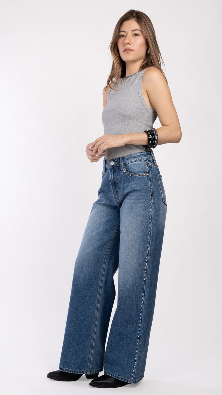 Pantalón Vintage Loose Mujer Balam BL7756
