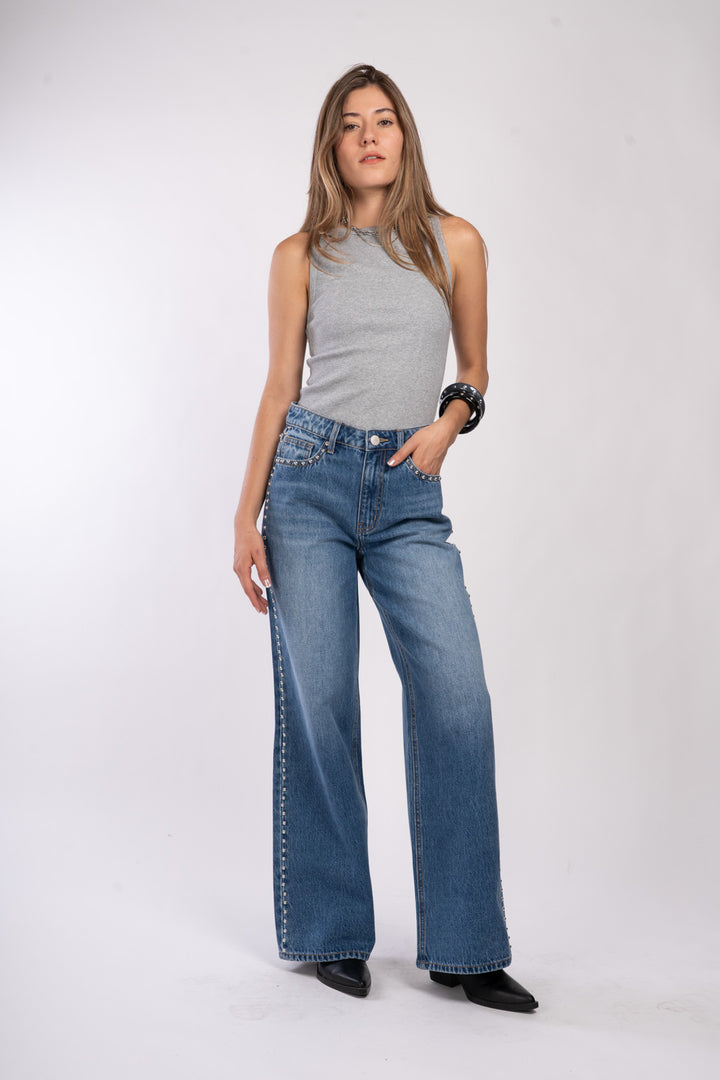 Pantalón Vintage Loose Mujer Balam BL7756