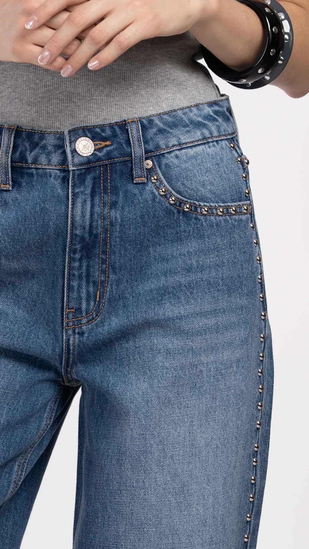 Pantalón Vintage Loose Mujer Balam BL7756