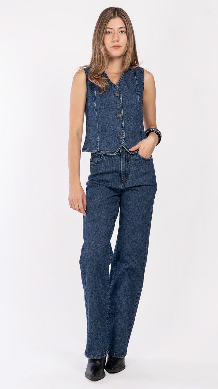 Pantalón Wide Leg Mujer Balam BL7762