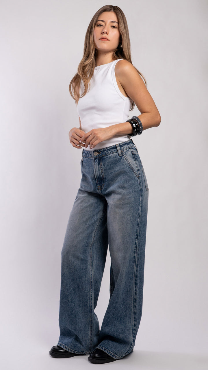 Pantalón Vintage Loose Mujer Balam BL7781