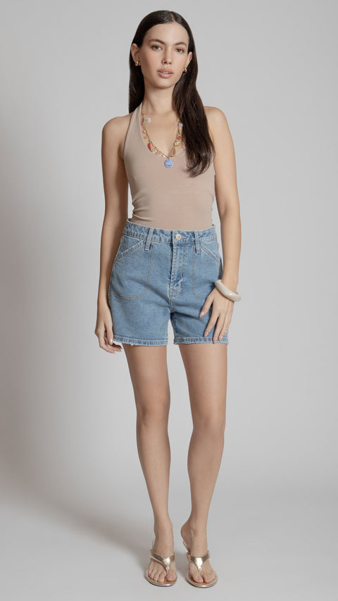 Short Loose Mom Mujer Balam BL7349