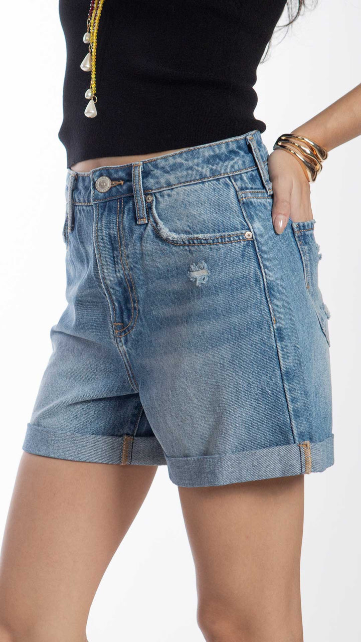 Short Loose Mom Mujer Balam BL7361