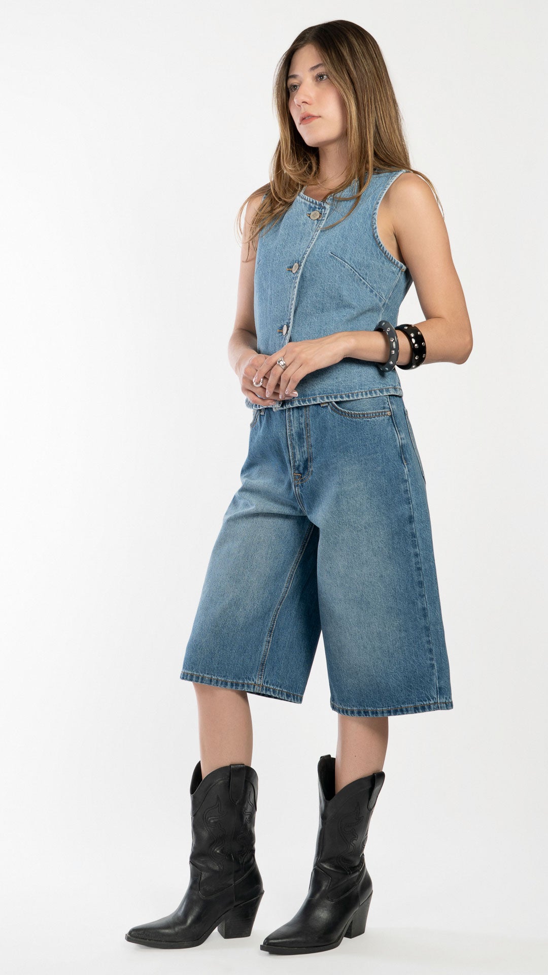 Bermuda Long Loose Mujer Balam BL7608