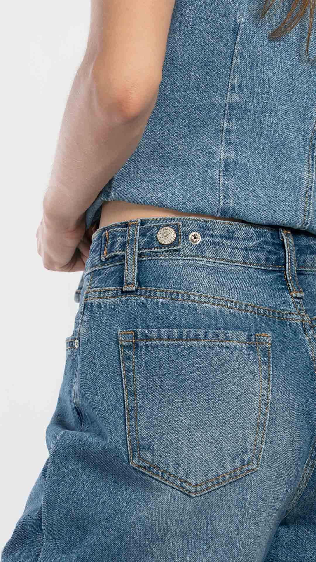 Bermuda Long Loose Mujer Balam BL7608