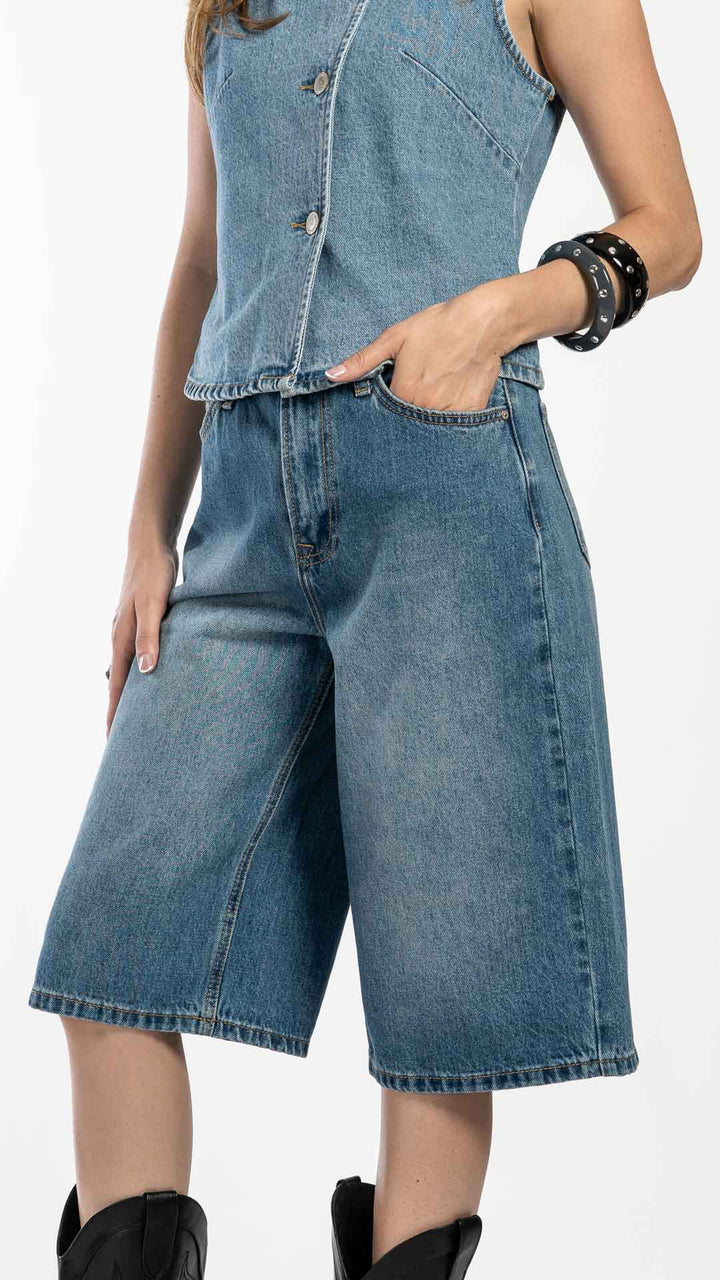 Bermuda Long Loose Mujer Balam BL7608