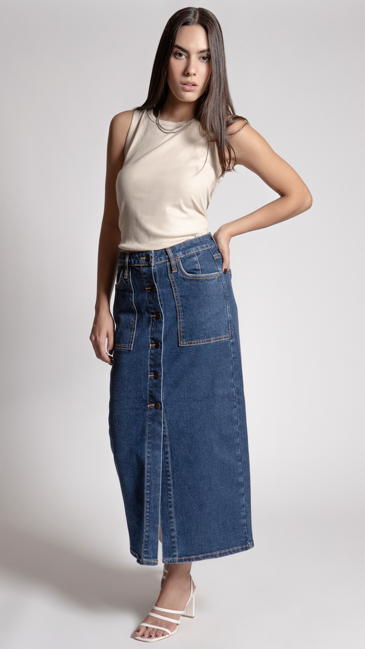 Falda Larga Para Mujer Balam BL6812