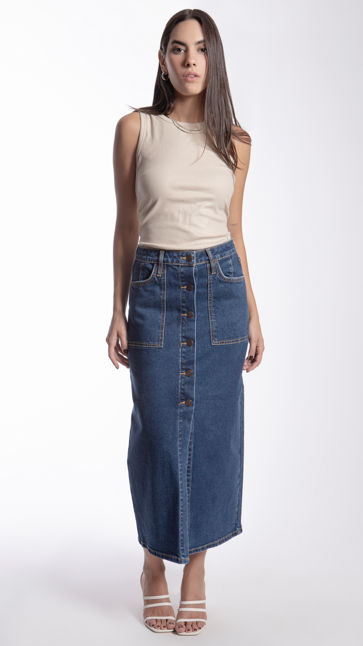 Falda Larga Para Mujer Balam BL6812