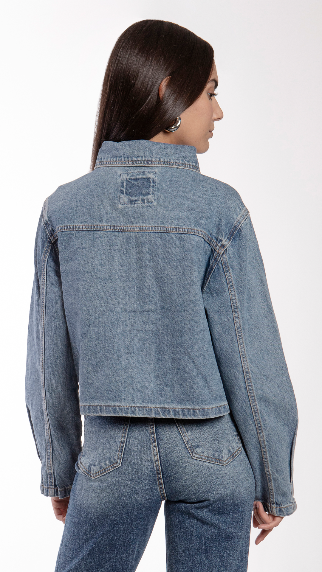 Chamarra Oversize Crop Mujer Balam BL7137