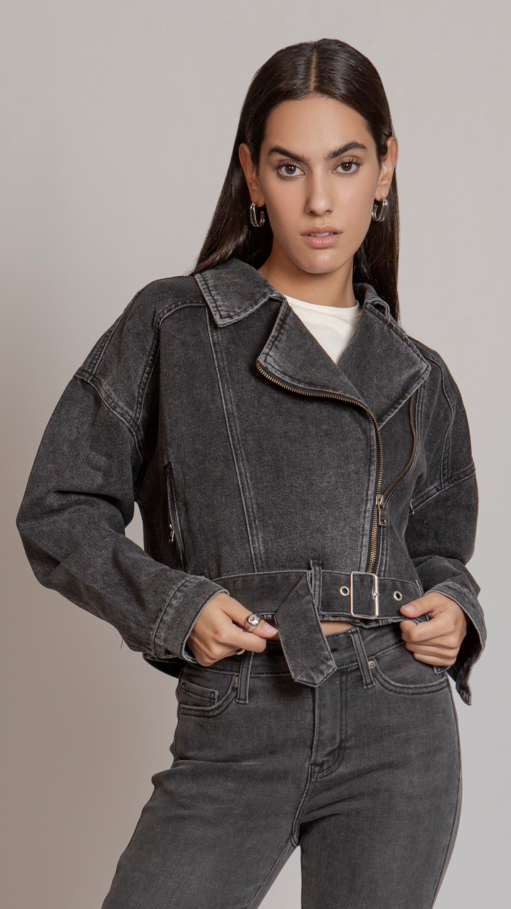 Chamarra Oversize Crop Mujer Balam BL7139