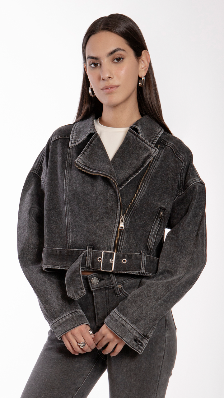 Chamarra Oversize Crop Mujer Balam BL7139