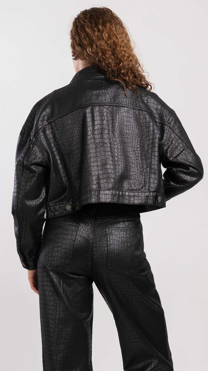 Chamarra Crop Mujer Balam BL7658