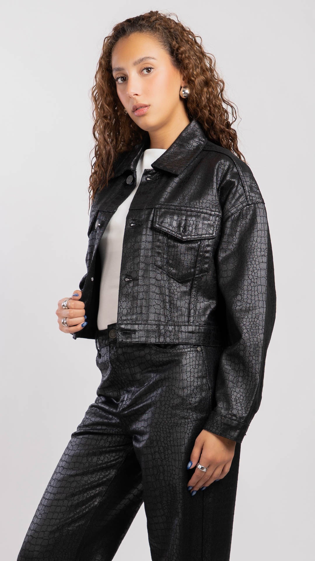 Chamarra Crop Mujer Balam BL7658