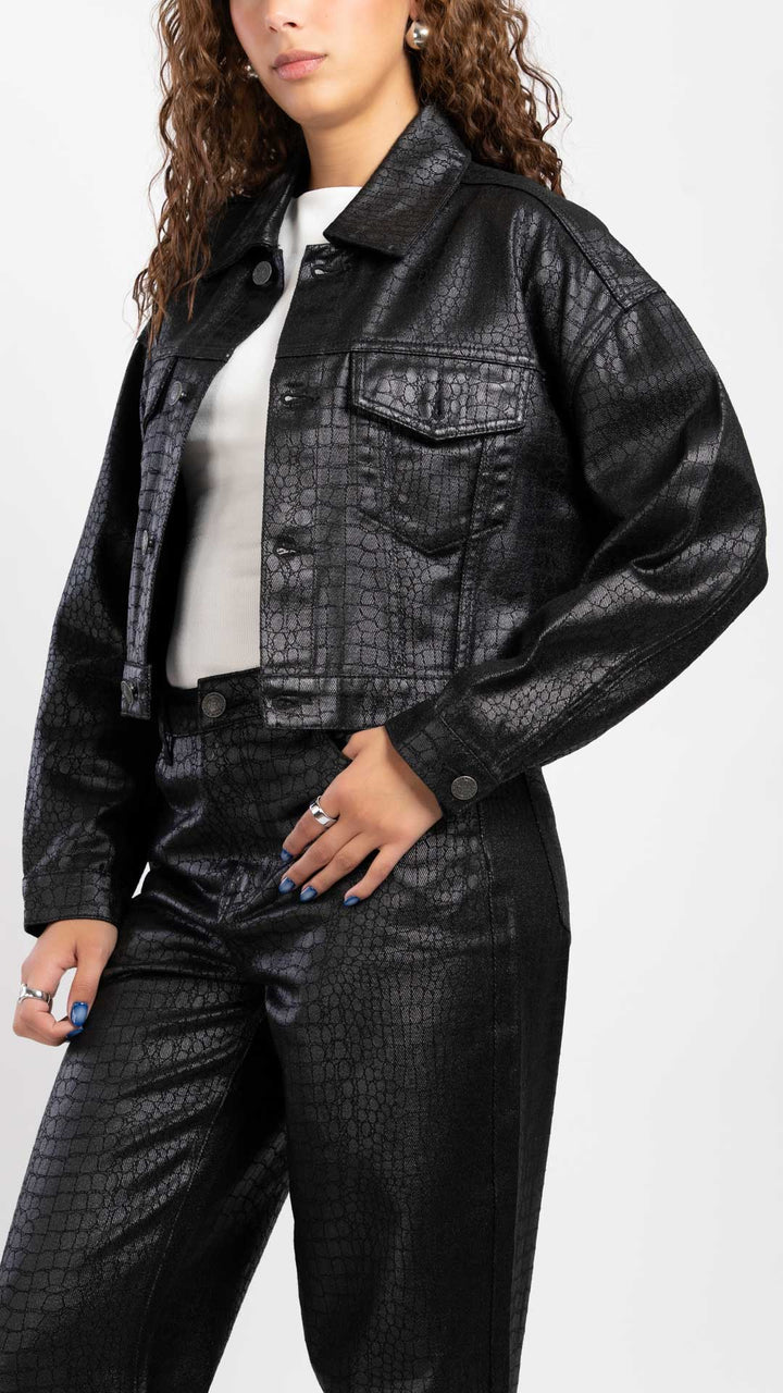 Chamarra Crop Mujer Balam BL7658