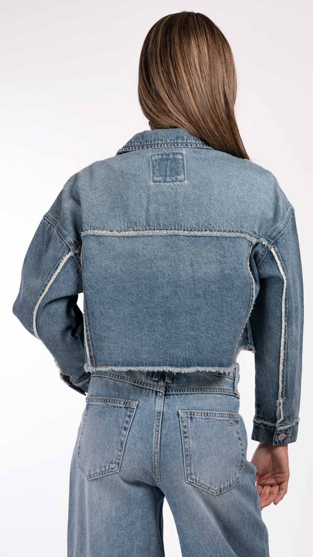 Chamarra Crop Mujer Balam BL7687