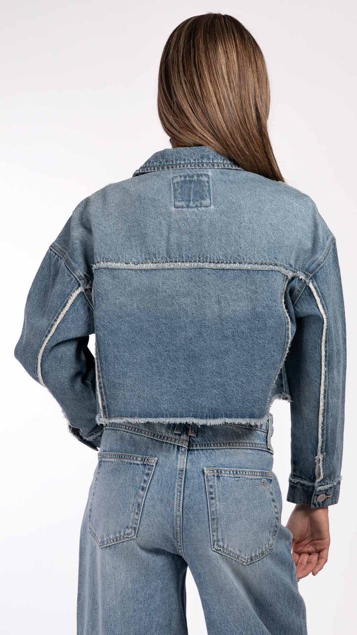 Chamarra Crop Mujer Balam BL7687