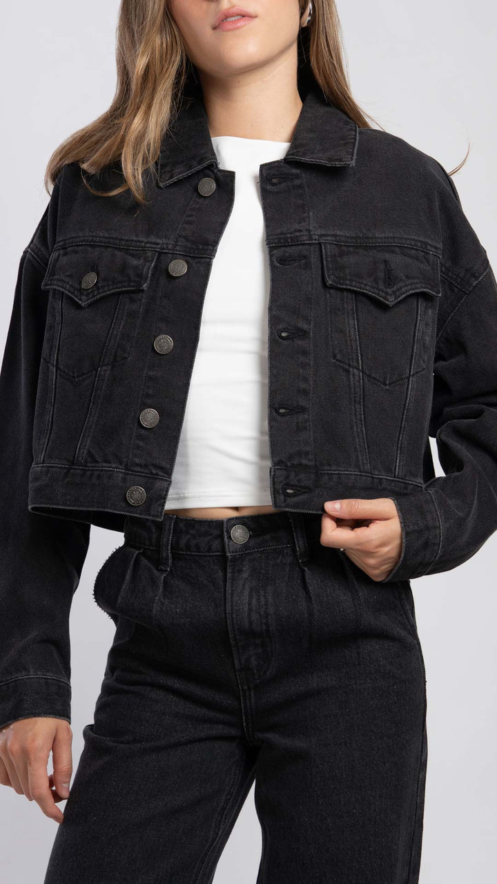 Chamarra Crop Mujer Balam BL7688