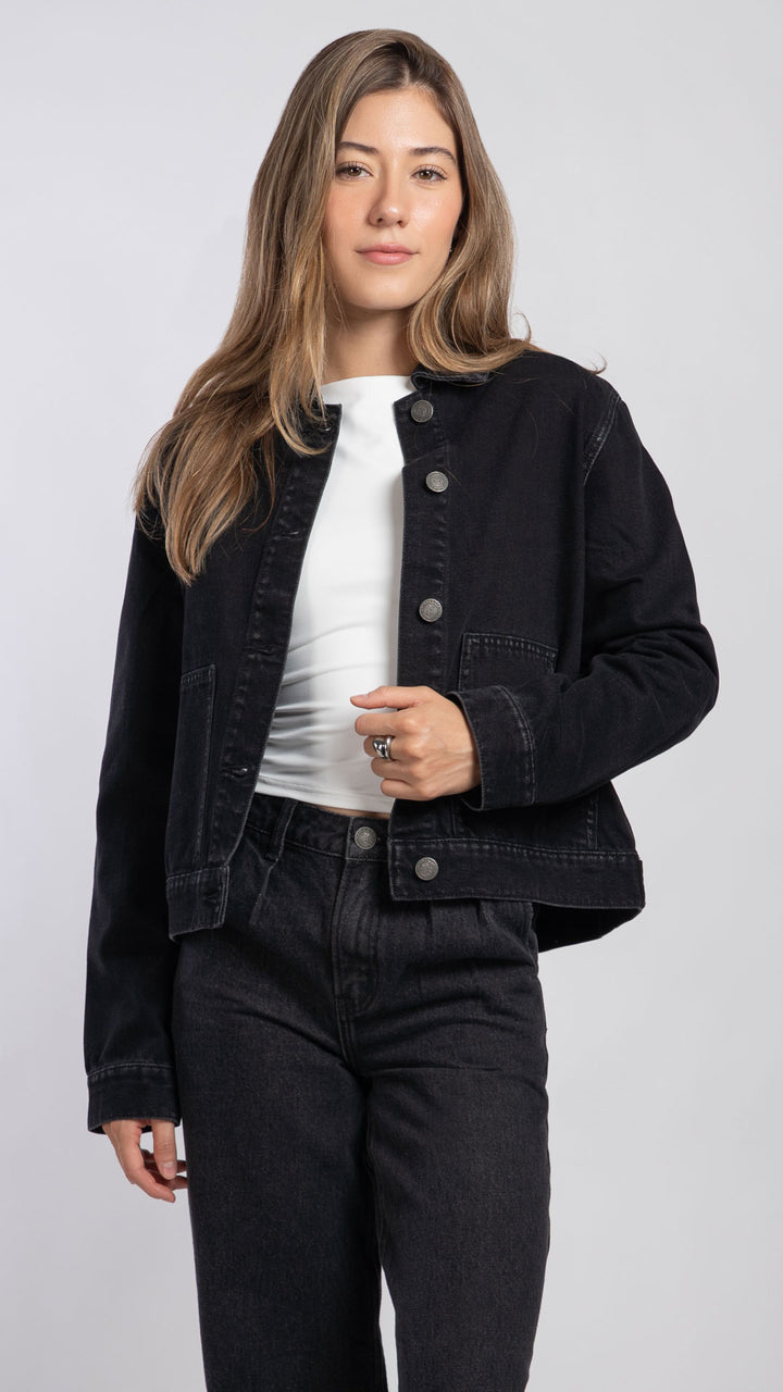 Chamarra Negra Mujer Balam BL7689