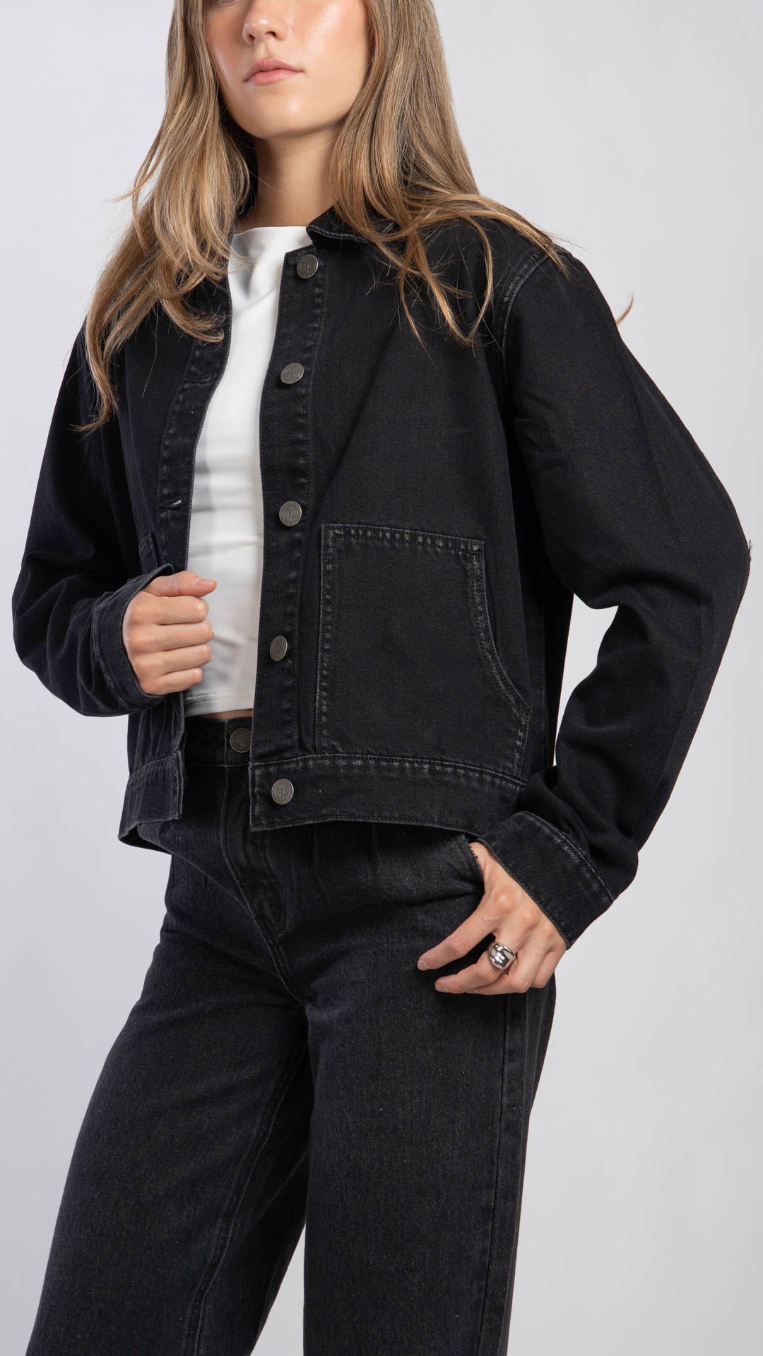 Chamarra Negra Mujer Balam BL7689