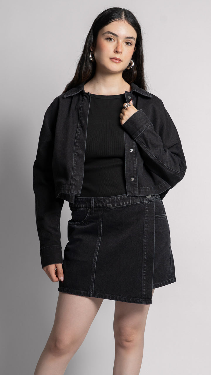 Chamarra Crop Mujer Balam BL7767