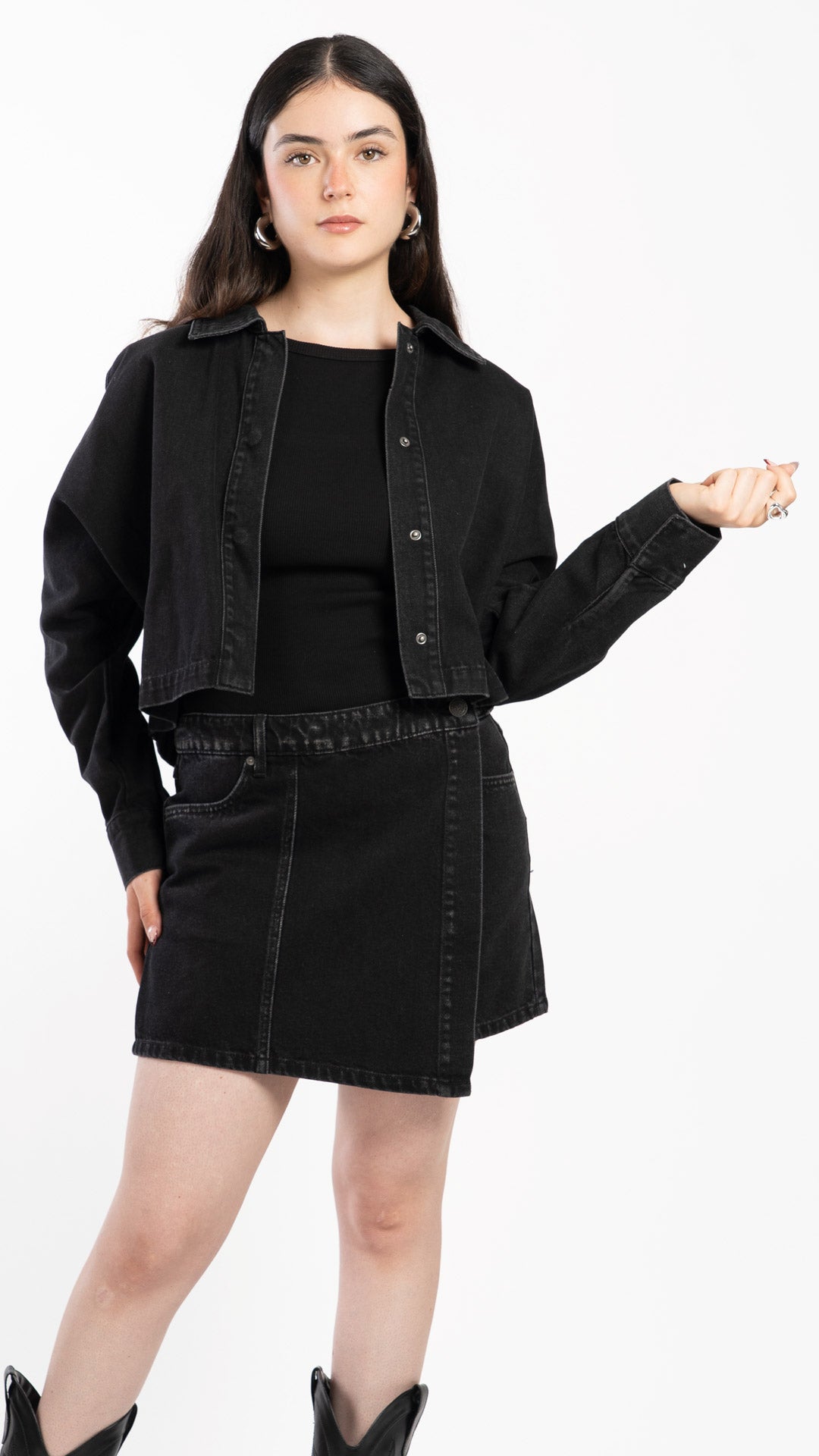 Chamarra Crop Mujer Balam BL7767
