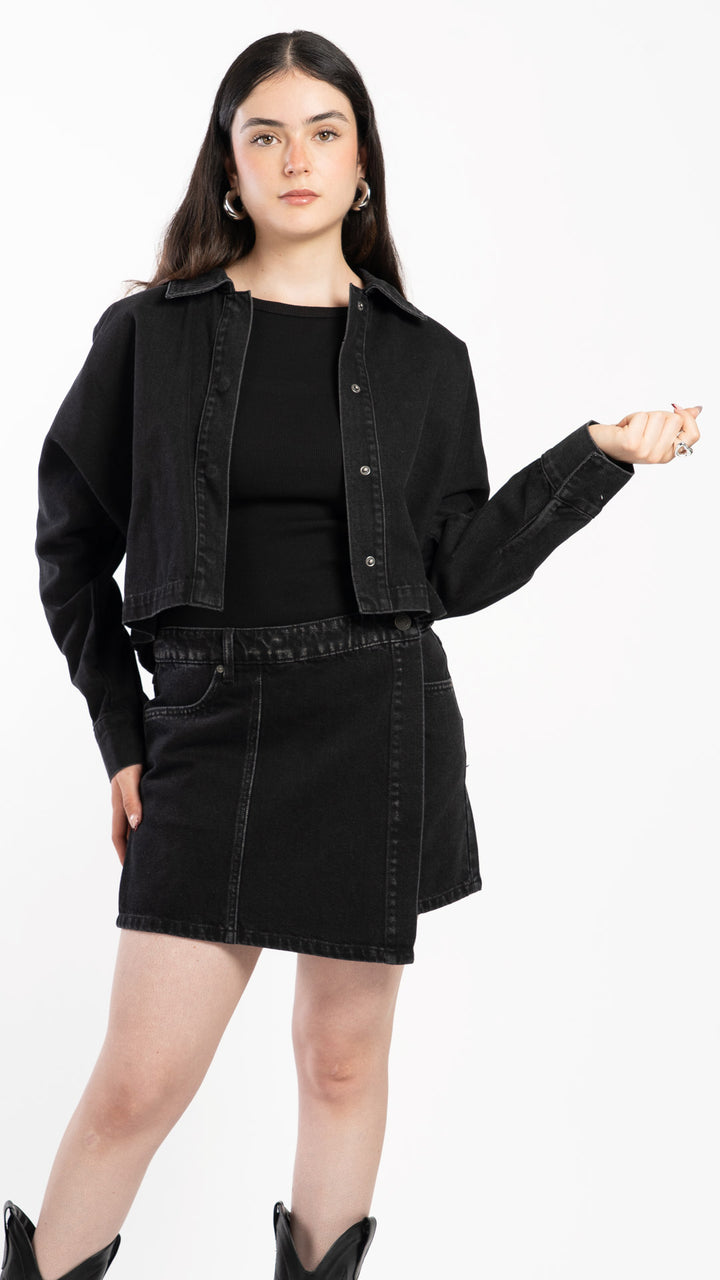 Chamarra Crop Mujer Balam BL7767