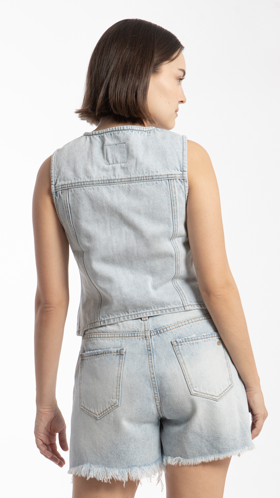 Chaleco De Mezclilla Mujer Balam BL6993