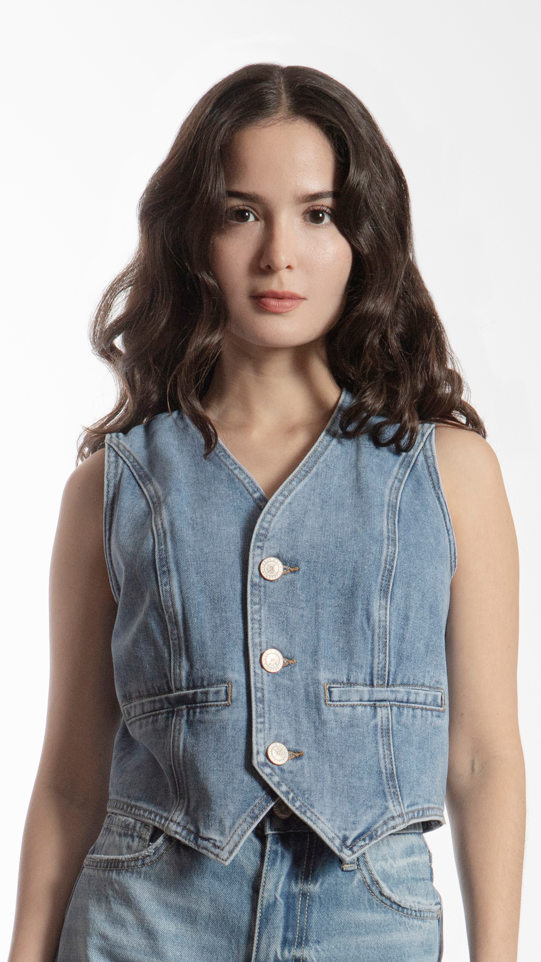 Chaleco Mezclilla Mujer Balam BL7061
