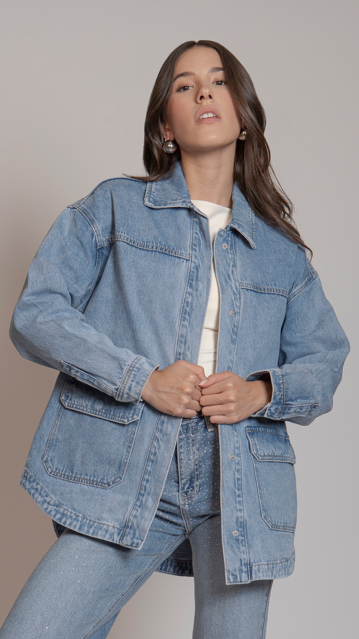 Sobrecamisa Oversize Mujer Balam BL7127