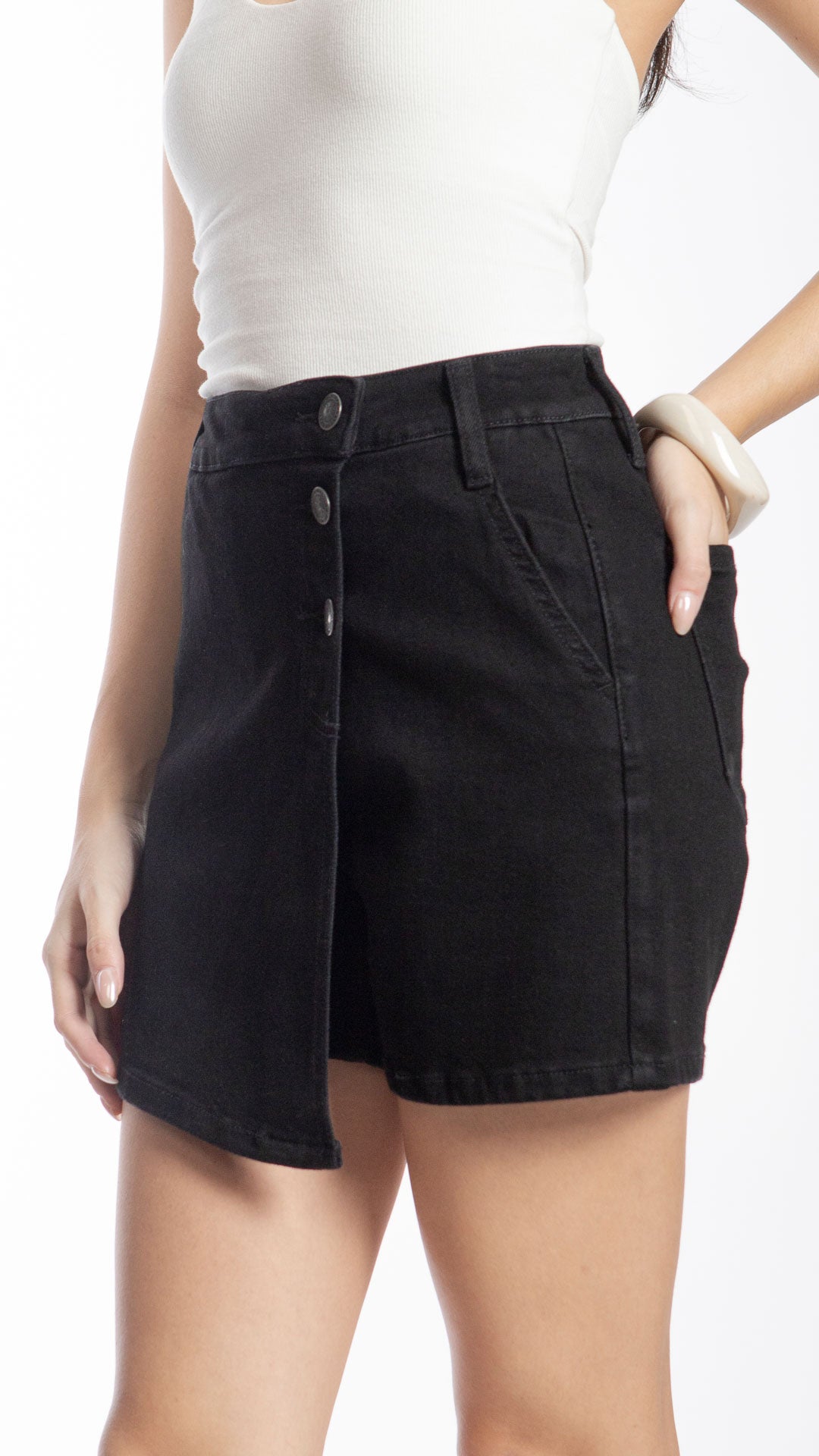 Short Falda Loose Mom Mujer Balam BL7405