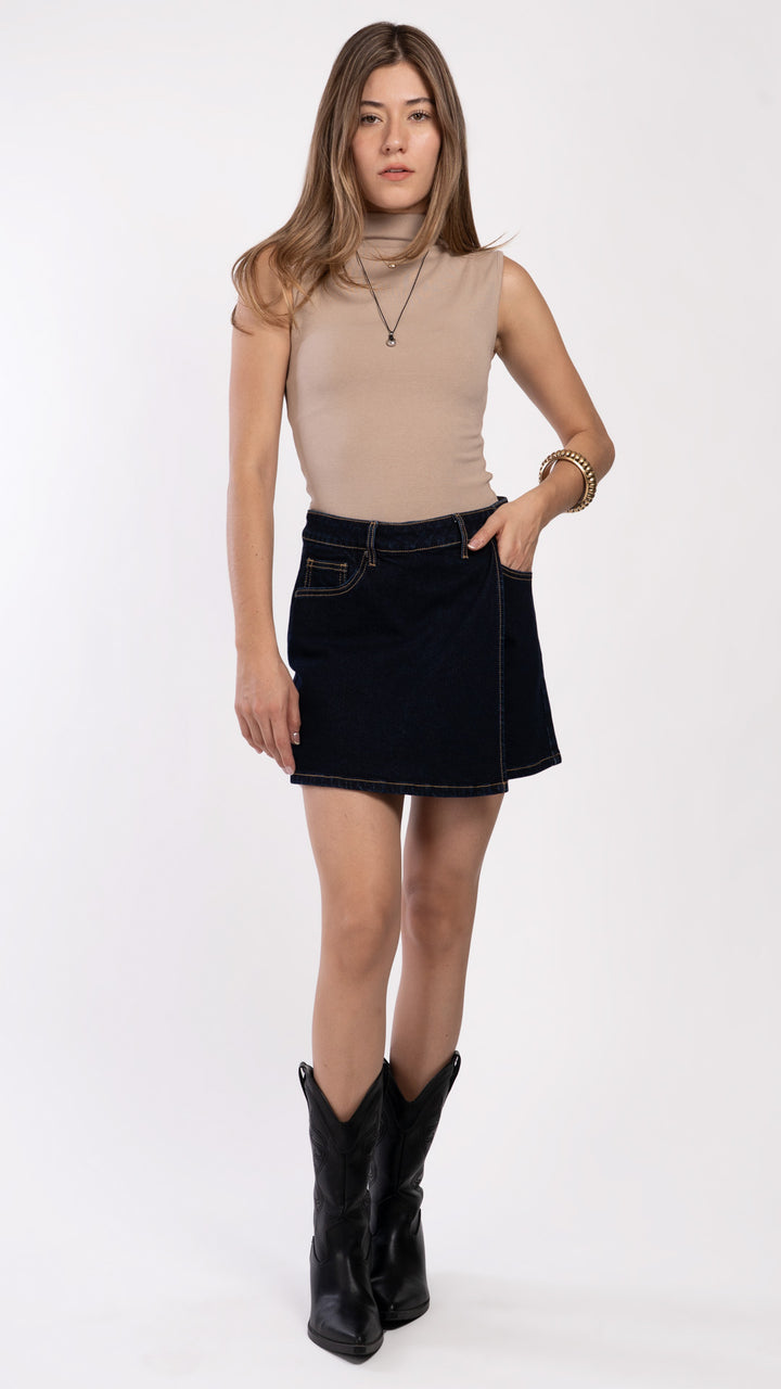 Short Falda Loose Mom Mujer Balam BL7684