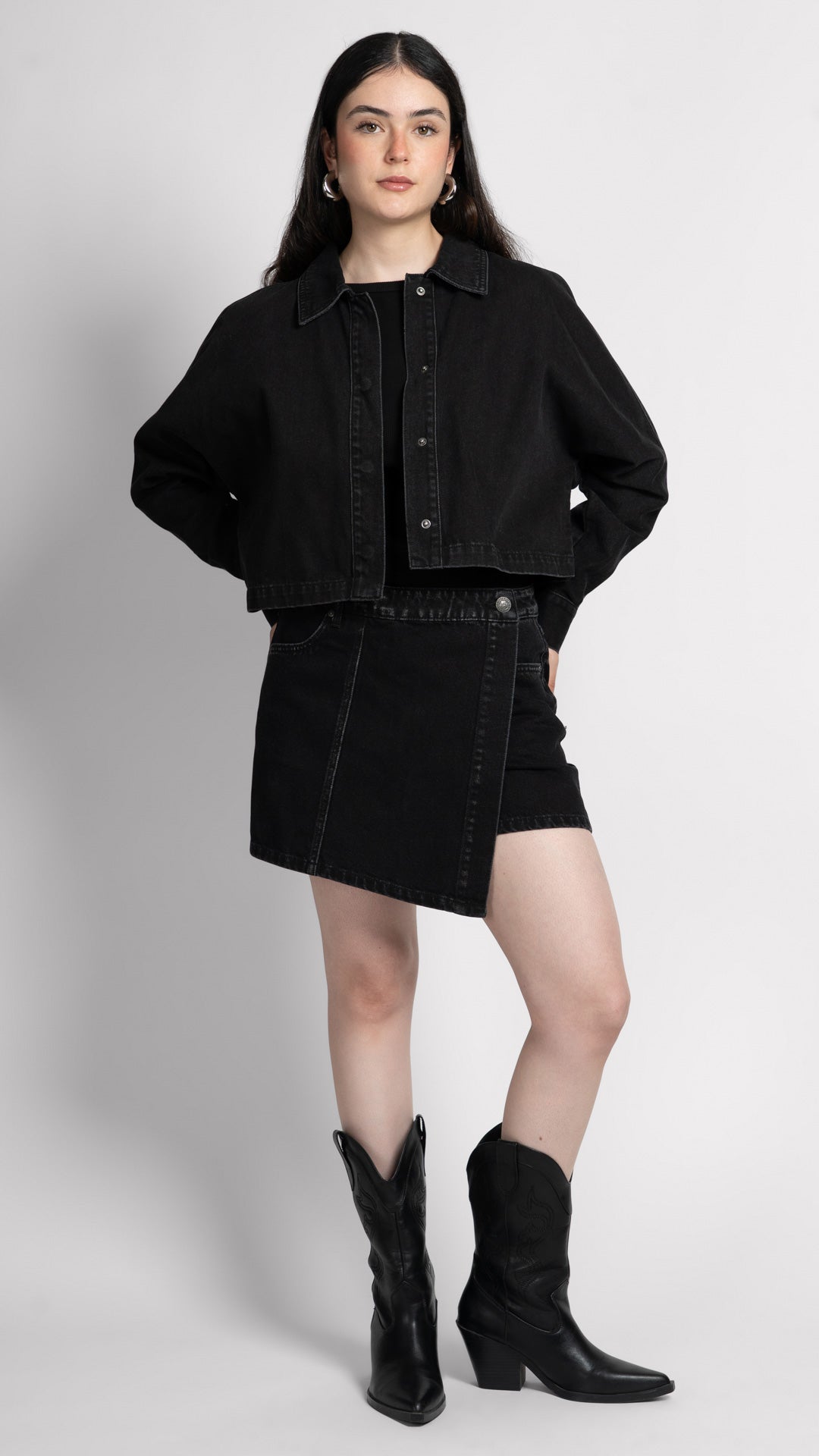 Short Falda Loose Mom Mujer Balam BL7768