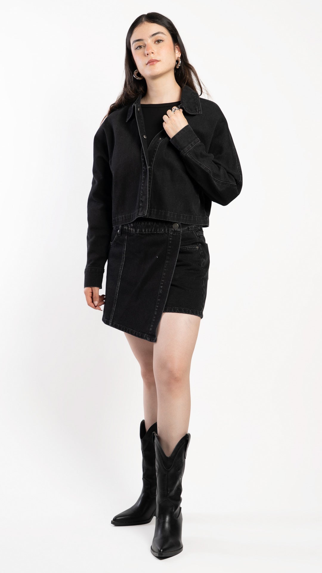 Short Falda Loose Mom Mujer Balam BL7768