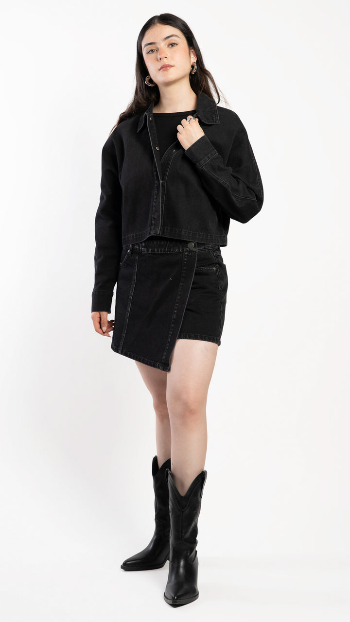 Short Falda Loose Mom Mujer Balam BL7768