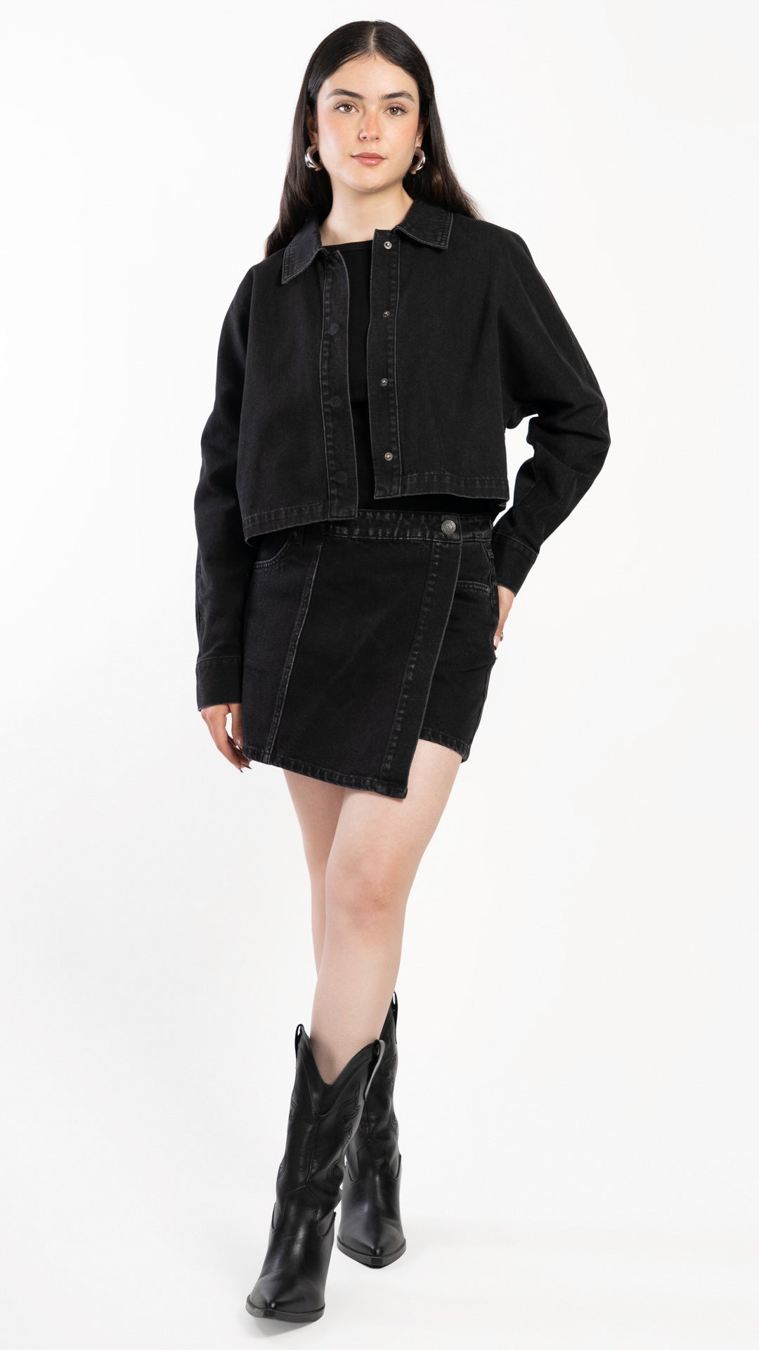 Short Falda Loose Mom Mujer Balam BL7768