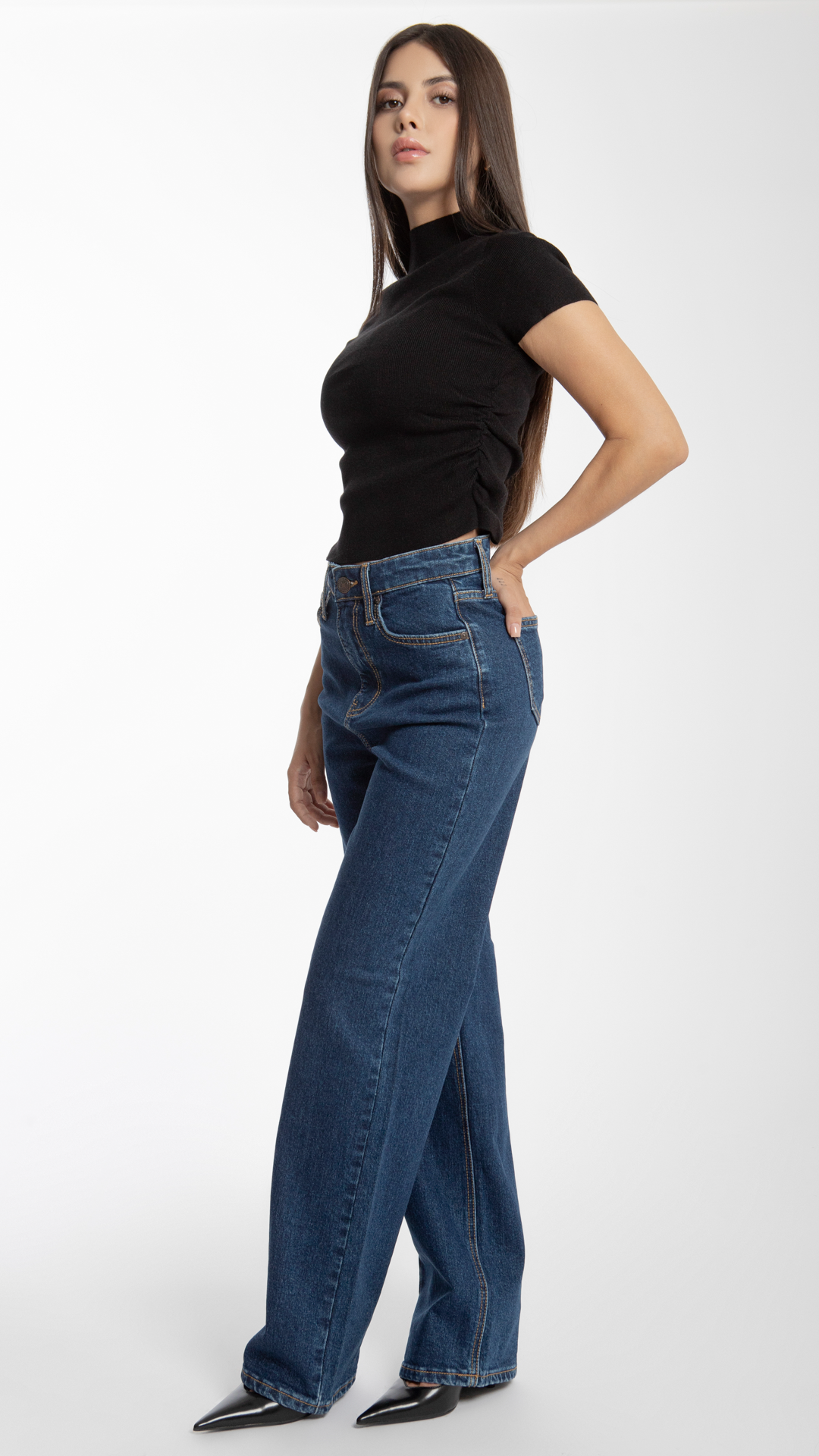 Pantalón Wide Leg Mujer Balam BL6736