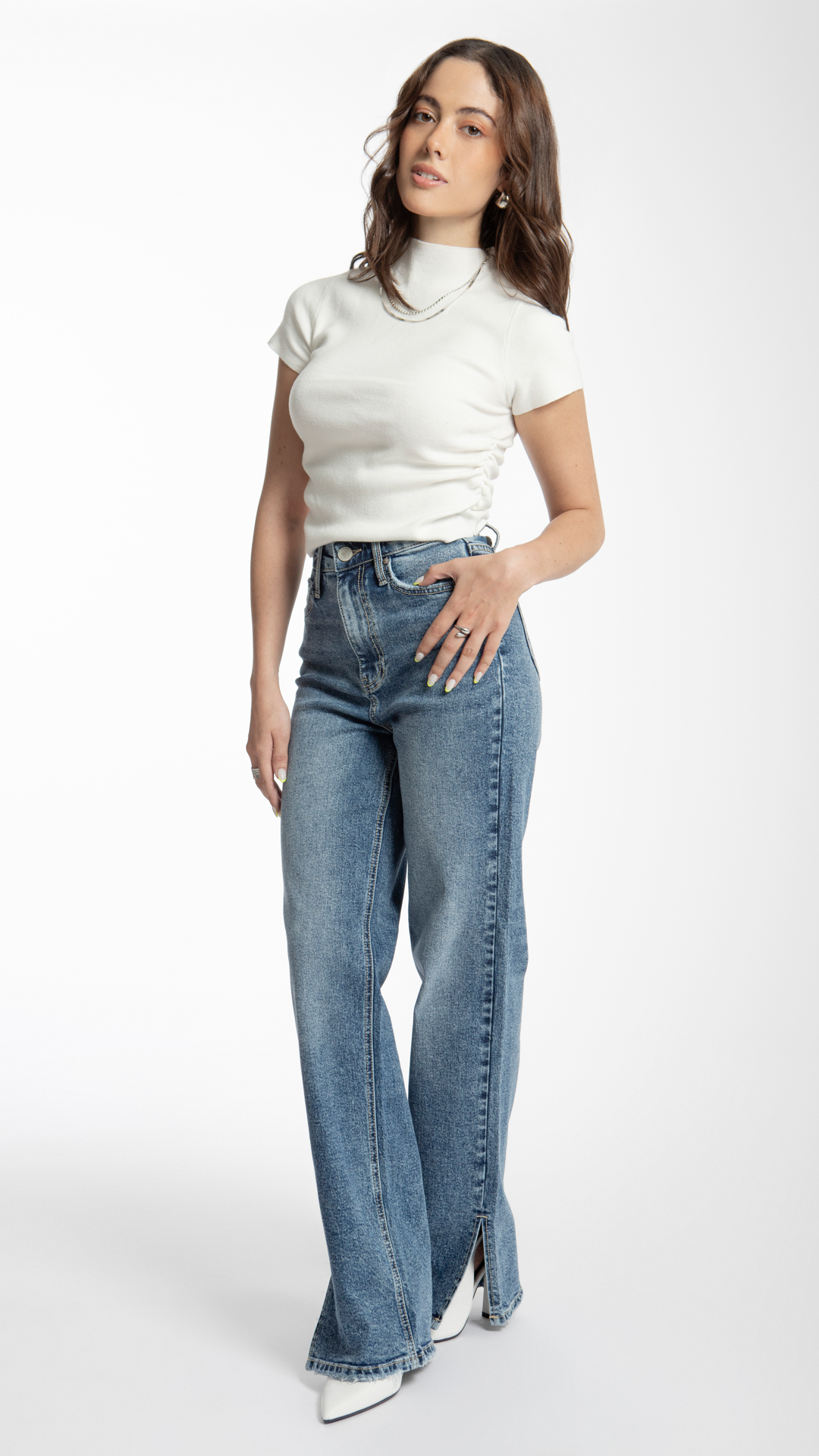 Pantalón Wide Leg Mujer Balam BL6742