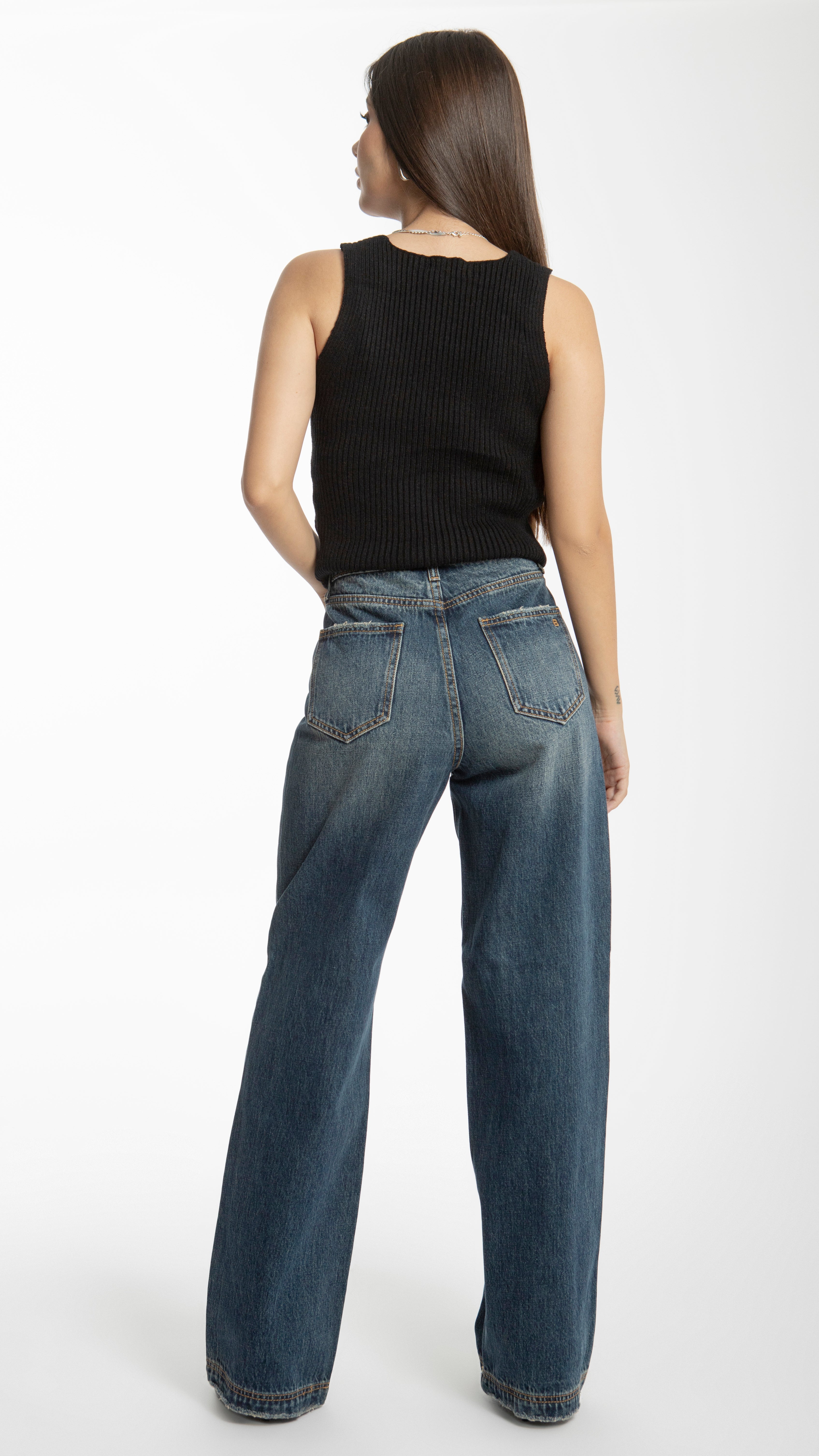 Pantalón Wide Leg Mujer Balam BL6752