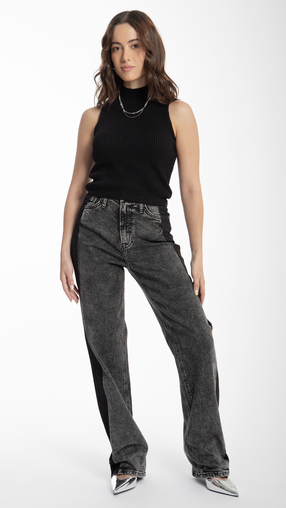 Pantalón Wide Leg Mujer Balam BL6757