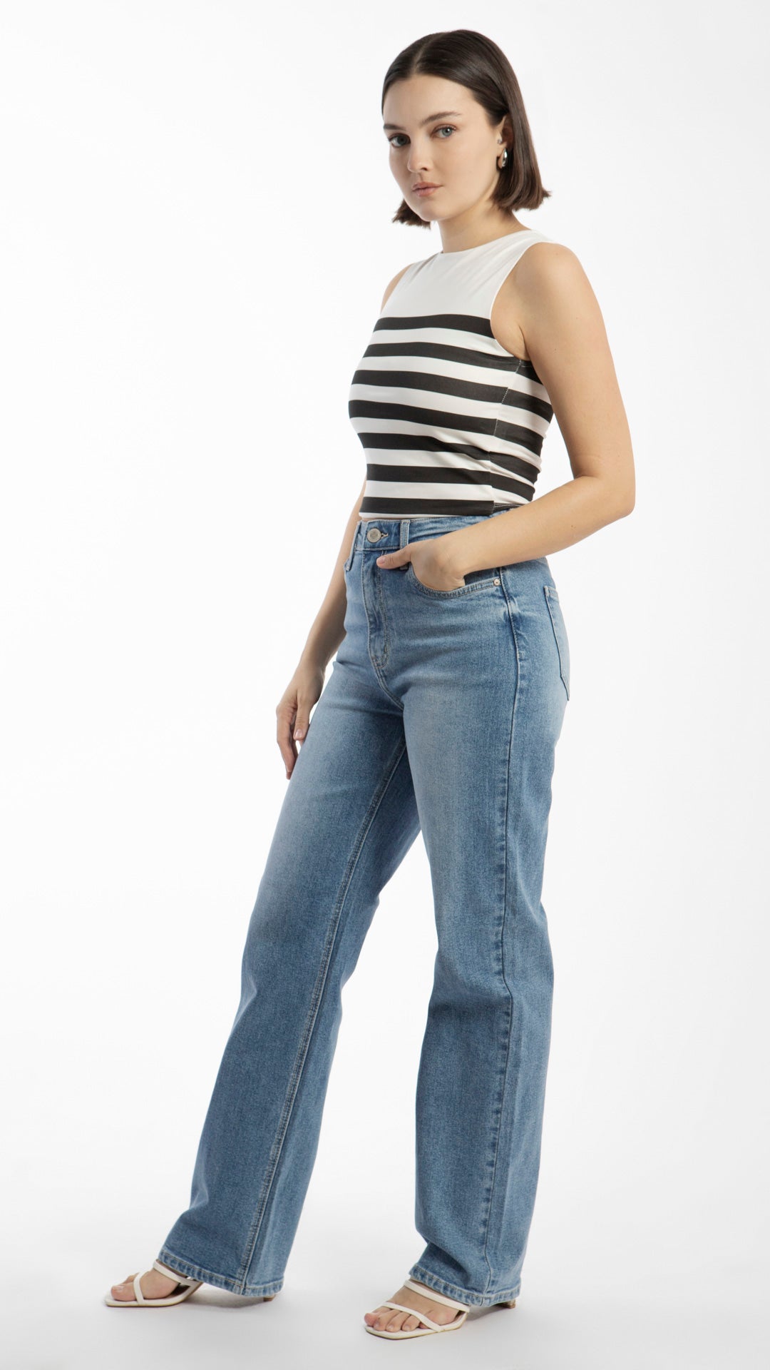 Pantalón Wide Leg Mujer Balam BL7034