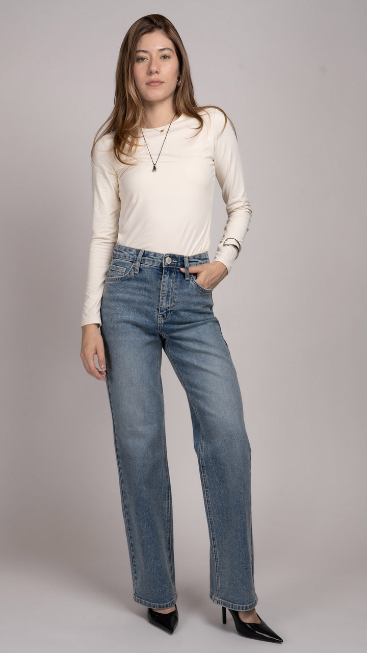 Pantalón Wide Leg Wide Leg Mujer Balam BL7091