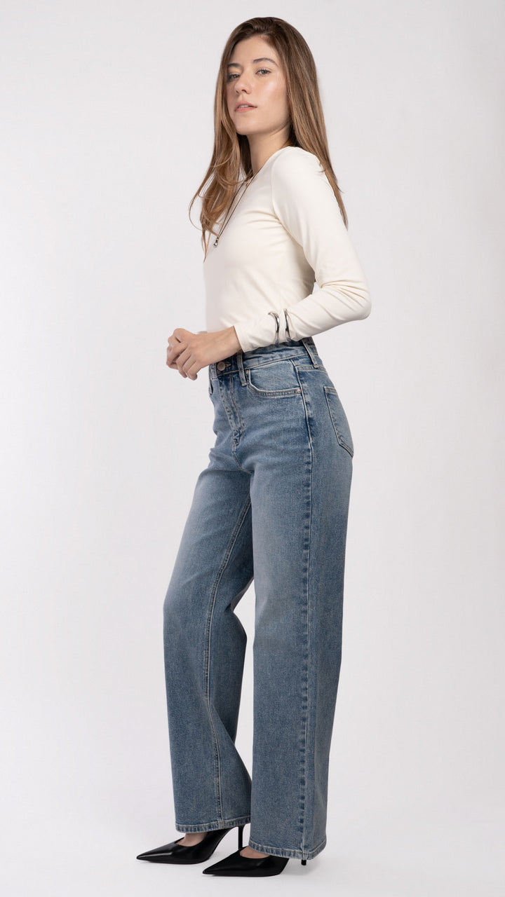 Pantalón Wide Leg Wide Leg Mujer Balam BL7091