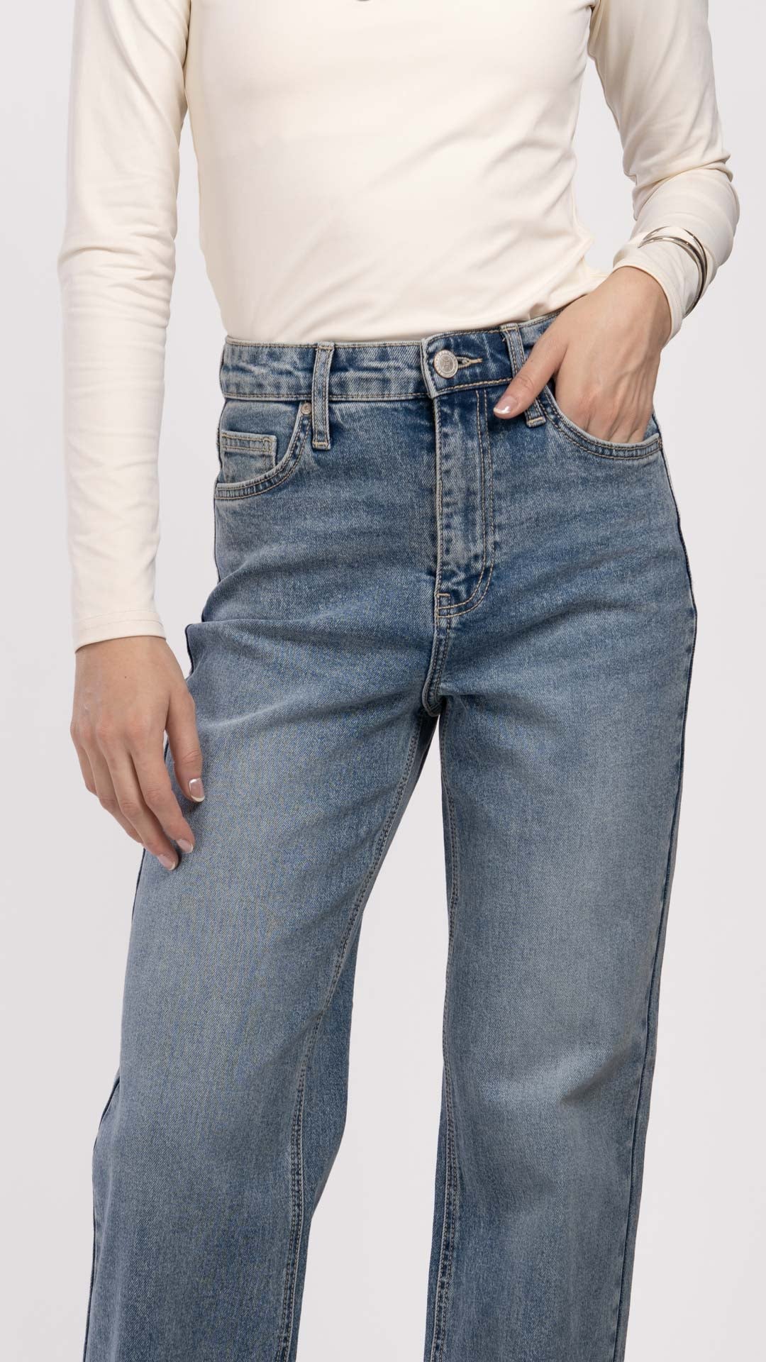 Pantalón Wide Leg Wide Leg Mujer Balam BL7091